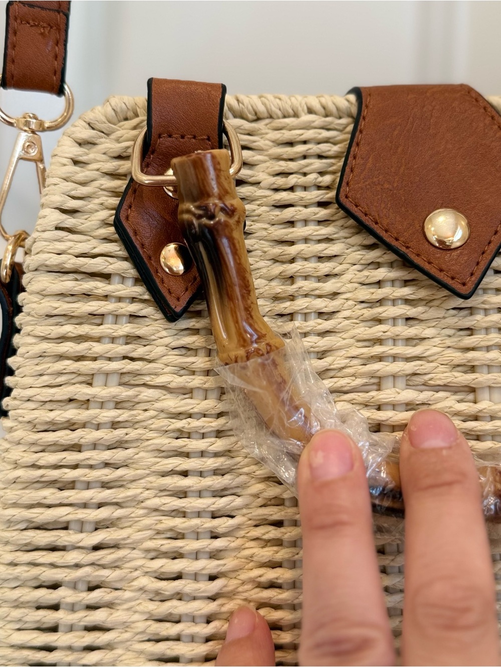 Intrend by Max Mara Bamboo-Handle Trapeze Bag Size: OS Spring /Summer - Picture 10 of 16